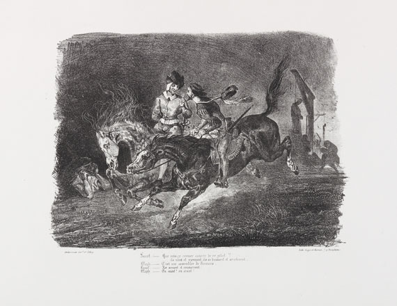 Eugène Delacroix - Faust-Illustrationen - Autre image