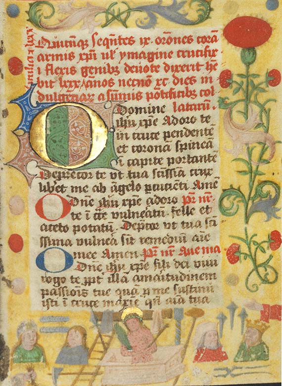  Manuskripte - Stundenbuch auf Pergament. Flandern - Autre image