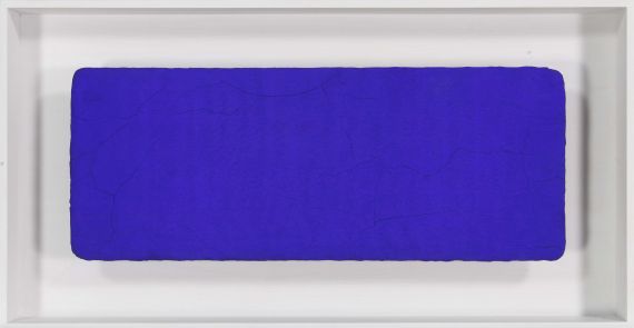 Yves Klein - Monochrome bleu sans titre - Image du cadre