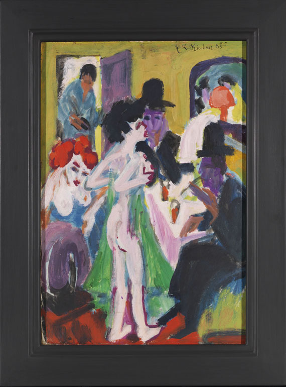 Ernst Ludwig Kirchner - Im Bordell - Image du cadre