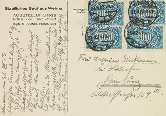 Lyonel Feininger - Bauhaus-Postkarte Nr. 1 - Autre image