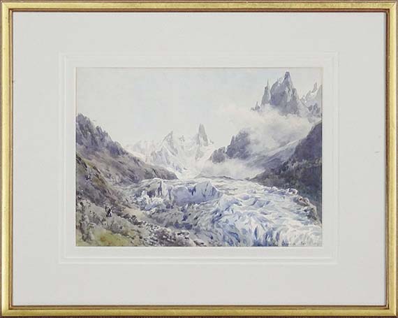 Edward Theodore Compton - Glacier des Bois, Chamonix - Image du cadre