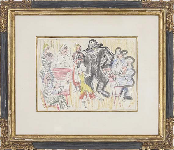 Ernst Ludwig Kirchner - Und Pippa tanzt - Image du cadre