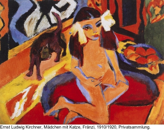 Ernst Ludwig Kirchner - Zwei am Tisch sitzende Mädchen - Autre image