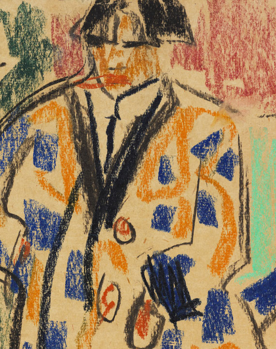 Ernst Ludwig Kirchner - Selbstbildnis mit Modell - Autre image