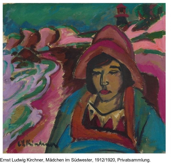 Ernst Ludwig Kirchner - Akt mit rotem Hut - Autre image