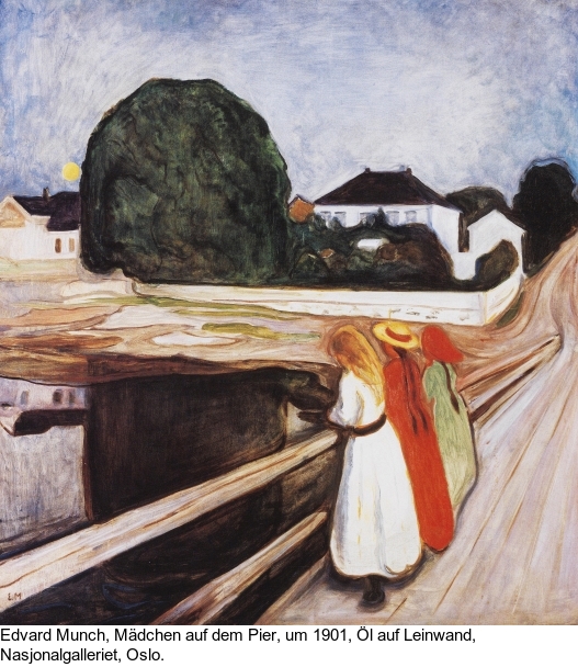 Edvard Munch - Mädchen auf der Brücke - Autre image