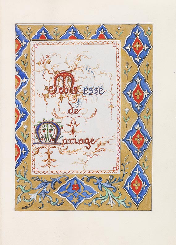  Manuskripte - Messe de Mariage. Prachthandschrift - Autre image