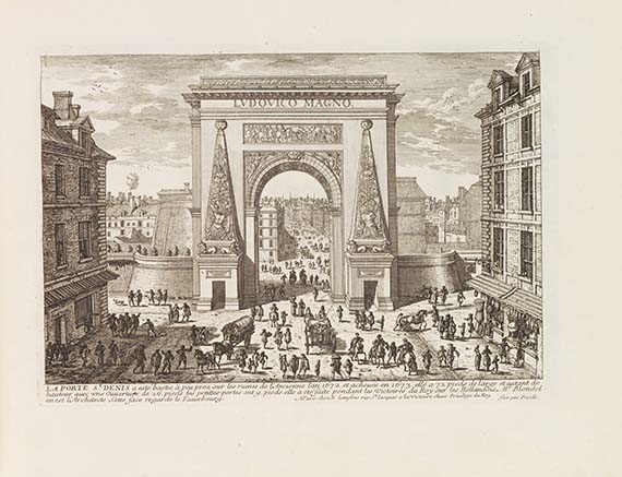 Gabriel Perelle - Les places, portes, fontaines, eglises, et maisons de Paris. 2 Bände - Autre image