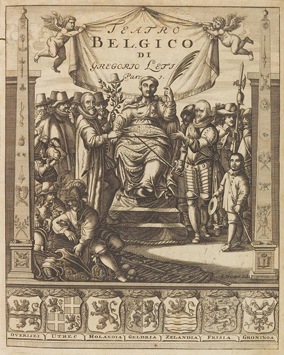 Gregorio Leti - Teatro Belgico. 2 Bände - Autre image