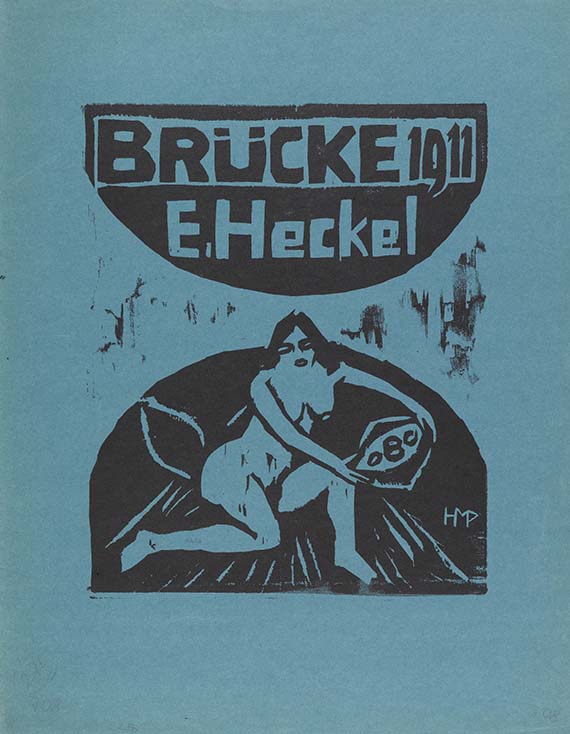  Mappenwerk / Portfolio - 6. Jahresmappe der Künstlergruppe "Brücke", gewidmet Erich Heckel - Autre image
