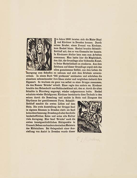 Ernst Ludwig Kirchner - Chronik der Künstlergruppe "Brücke" - Autre image