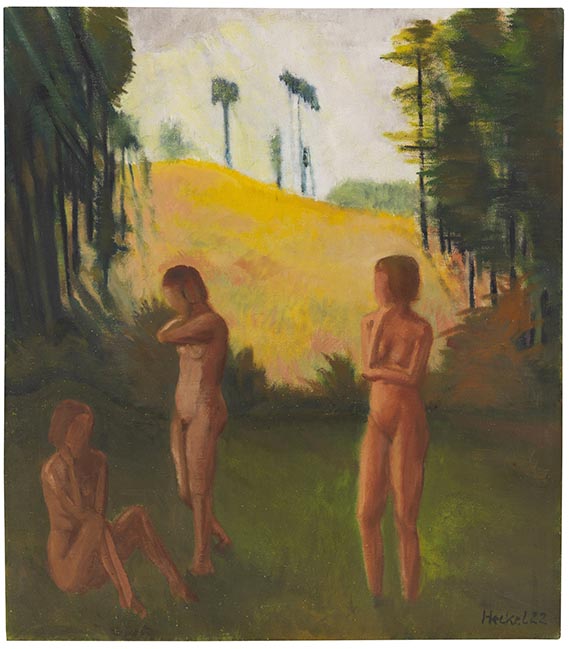 Erich Heckel - Frauen im Wald