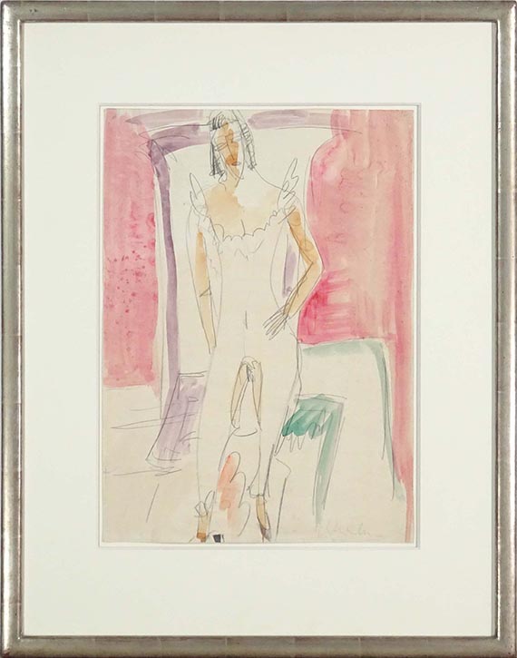 Ernst Ludwig Kirchner - In Hemdhose (Frau in Hose, Berlin) - Image du cadre