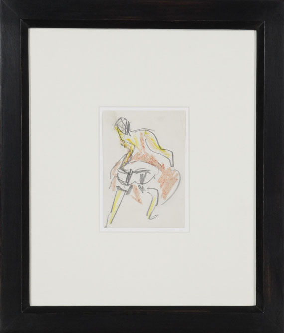 Ernst Ludwig Kirchner - Cancan-Tänzerin - Image du cadre
