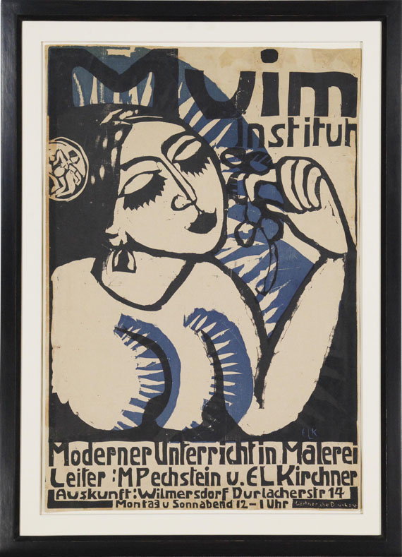 Ernst Ludwig Kirchner - Plakat Muim-Institut - Image du cadre