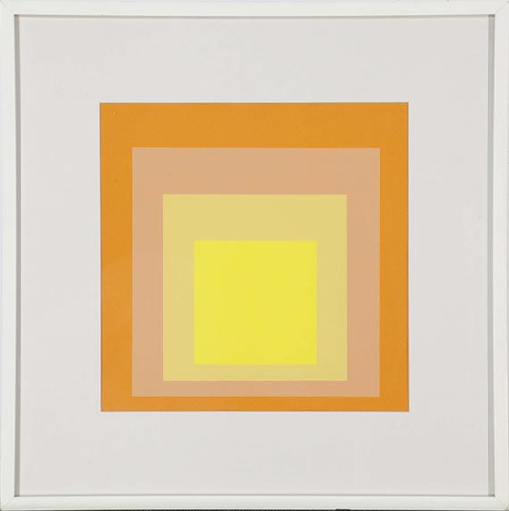 Josef Albers - 3 Bll.: Homage to the Square - Image du cadre