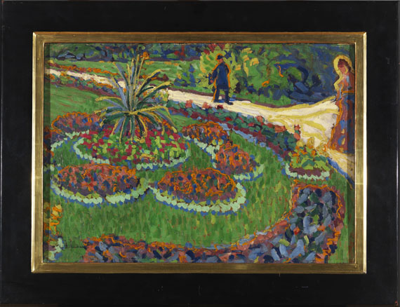Ernst Ludwig Kirchner - Im Park - Image du cadre