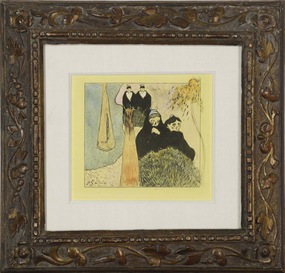 Paul Gauguin - Les vieilles filles à Arles - Image du cadre