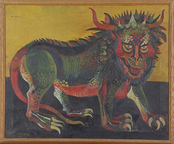 Josef Scharl - Apokalyptisches Tier (Apocalyptic Beast) - Image du cadre