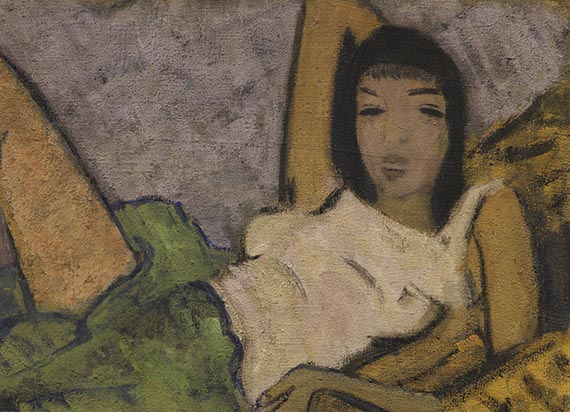 Otto Mueller - Mädchen auf dem Kanapee - Autre image