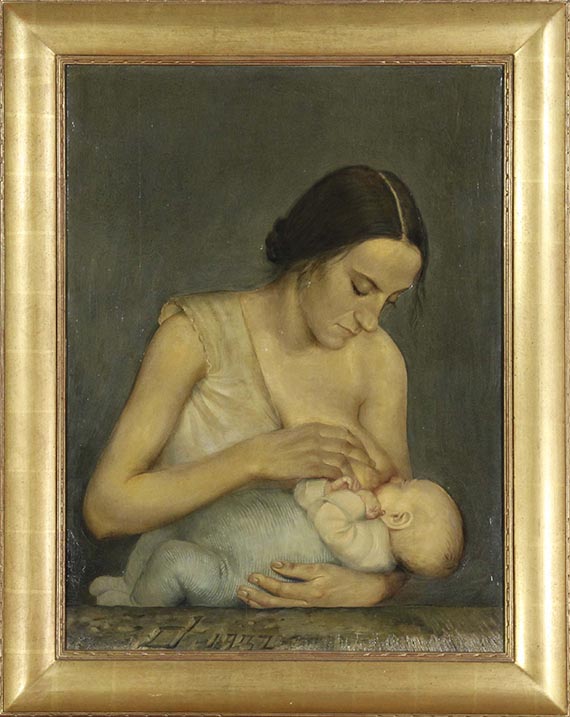 Otto Dix - Stillende Mutter - Image du cadre