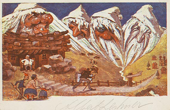 Emil Nolde - 16 Bergpostkarten und 2 Probedrucke - Autre image