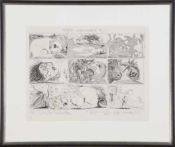 Pablo Picasso - Sueno y mentira de Franco - Planches I et II - Image du cadre