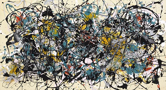 Bidlo - Not Pollock (Study for No 8, 1949)