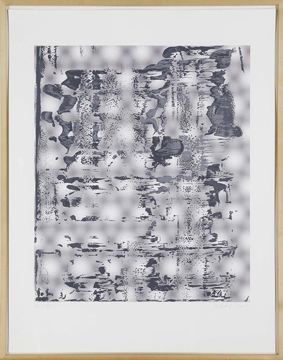 Gerhard Richter - Graphit - Image du cadre