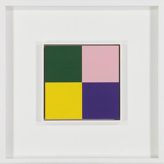 Gerhard Richter - Quattro Colori - Image du cadre