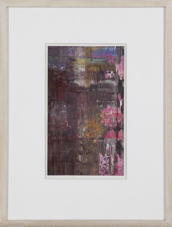 Gerhard Richter - 11 Nov. 1996 (Teil des verworfenen Abstrakten Bildes 802-4) - Image du cadre