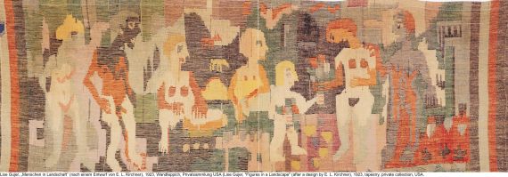 Ernst Ludwig Kirchner - Nacktes Mädchen auf Diwan