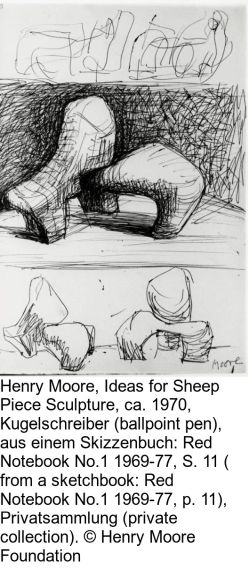 Henry Moore - Working Model for Sheep Piece - Autre image