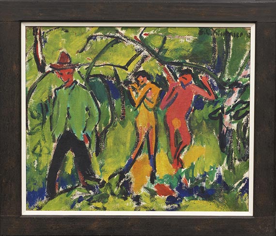 Ernst Ludwig Kirchner - Im Wald - Image du cadre