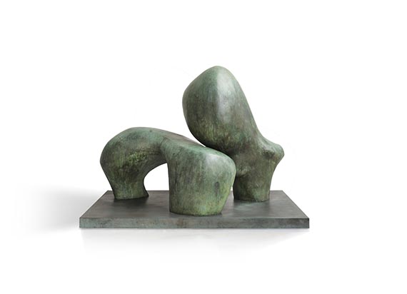 Henry Moore - Working Model for Sheep Piece - Verso