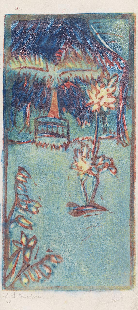 Ernst Ludwig Kirchner - Gartenbild