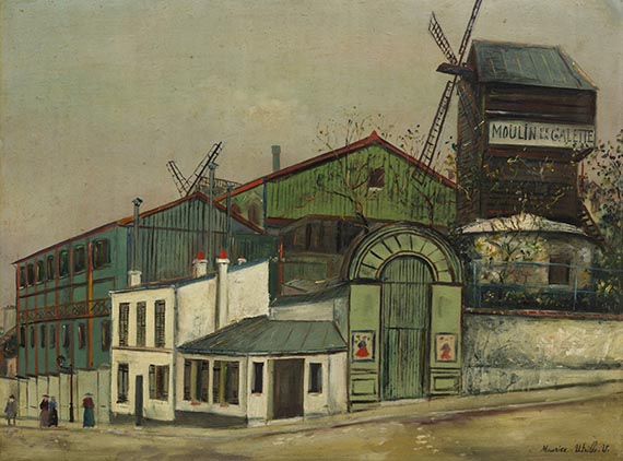 Maurice Utrillo - Le Moulin de la Galette