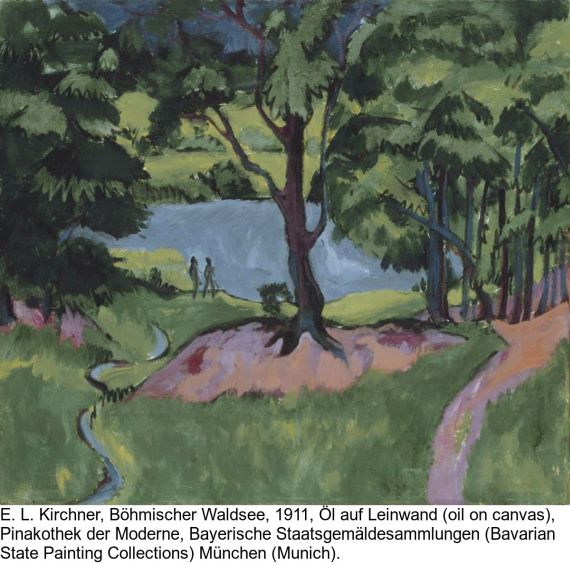 Ernst Ludwig Kirchner - Unter Bäumen am See - Autre image