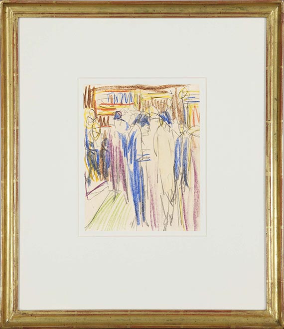 Ernst Ludwig Kirchner - Straßenszene (Berlin) - Image du cadre