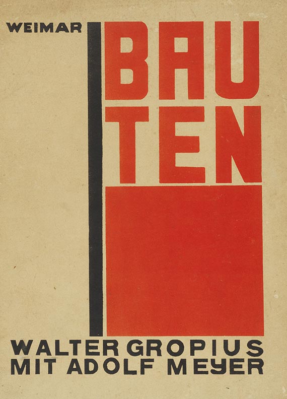 Walter Gropius - mit Adolf Meyer, Weimar Bauten - Bauhausbücher 7: Neue Arbeiten der Bauhauswerkstätten