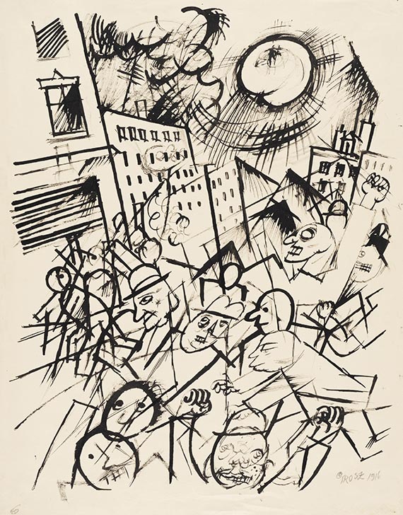 George Grosz - Tumult