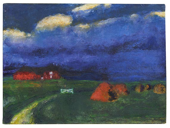 Emil Nolde - Landschaft mit Seebüllhof