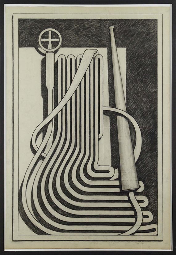 Konrad Klapheck - Lamento - Image du cadre