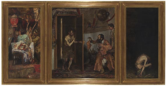Max Slevogt - Der verlorene Sohn - Image du cadre