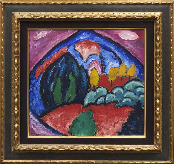 Alexej von Jawlensky - Berge in Oberstdorf - Image du cadre