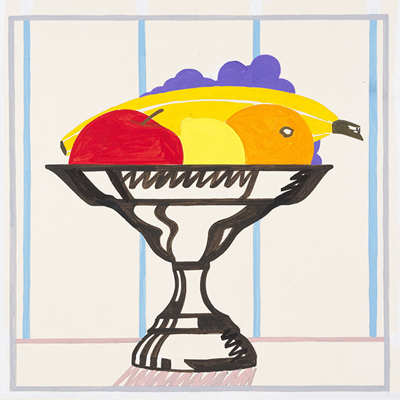 Tom Wesselmann - Study for Metal Compote and Fruit