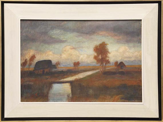 Otto Modersohn - Moorlandschaft - Image du cadre