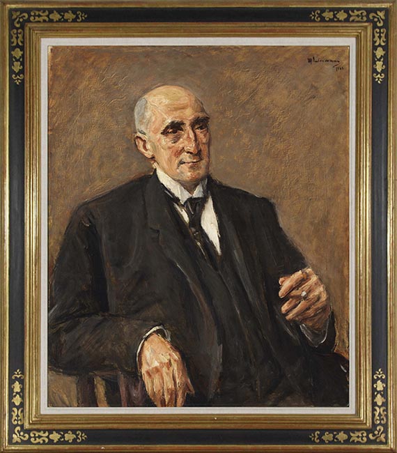 Max Liebermann - Bildnis des Textilfabrikanten Carl Lewin - Image du cadre