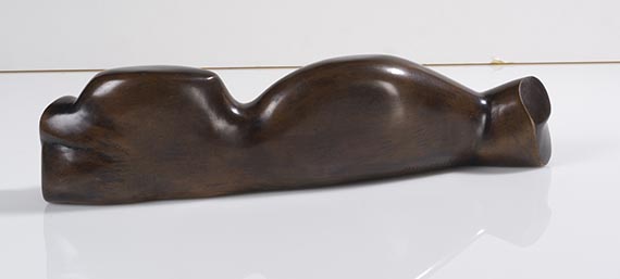 Margarete Moll - Liegende (Liegender weiblicher Torso) - Verso